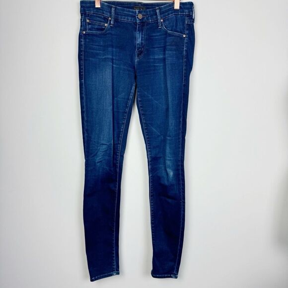 MOTHER | The Looker Body Electric Dark Wash Denim Jeans Women’s Size 29 (8) - Picture 2 of 12